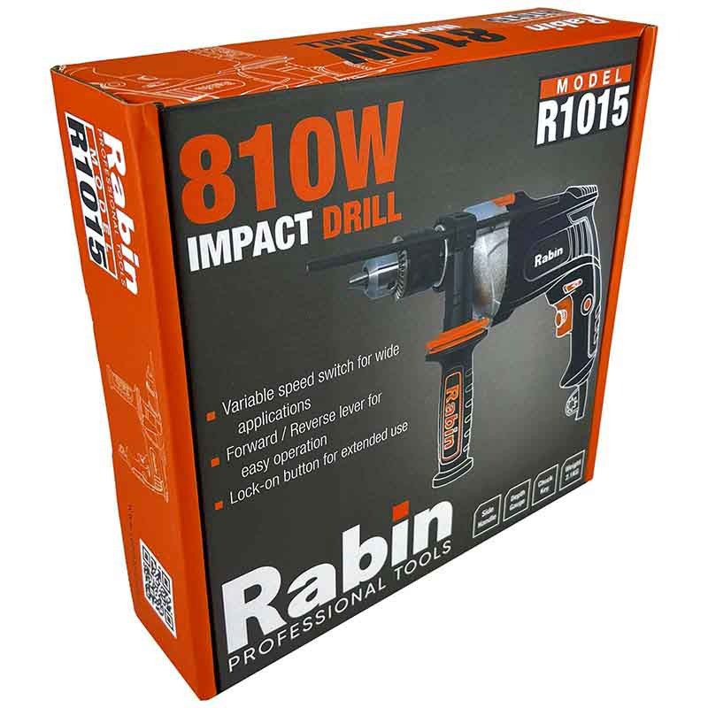 دریل چکشی 30 میلی‌متری 810 وات رابین مدل R1015
