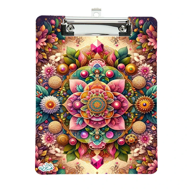  تخته شاسی مبین ایده مدل گل کد h678 سایز A4