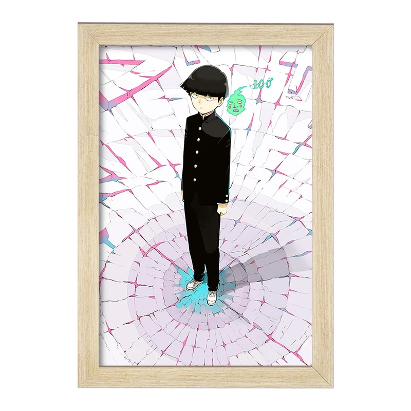 تابلو خندالو مدل شییکو انیمه Mob Psycho 100 کد 24478