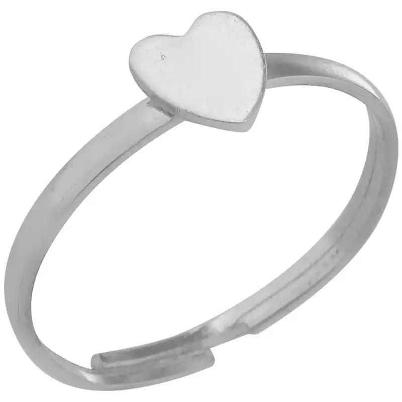 انگشتر زنانه مدل قلب کد 589632 مجموعه 2 عددی