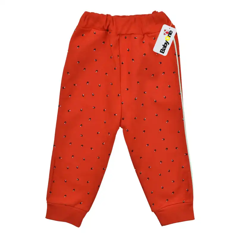 ست تی شرت و شلوار نوزادی بی بی وان مدل هندوانه یلدا