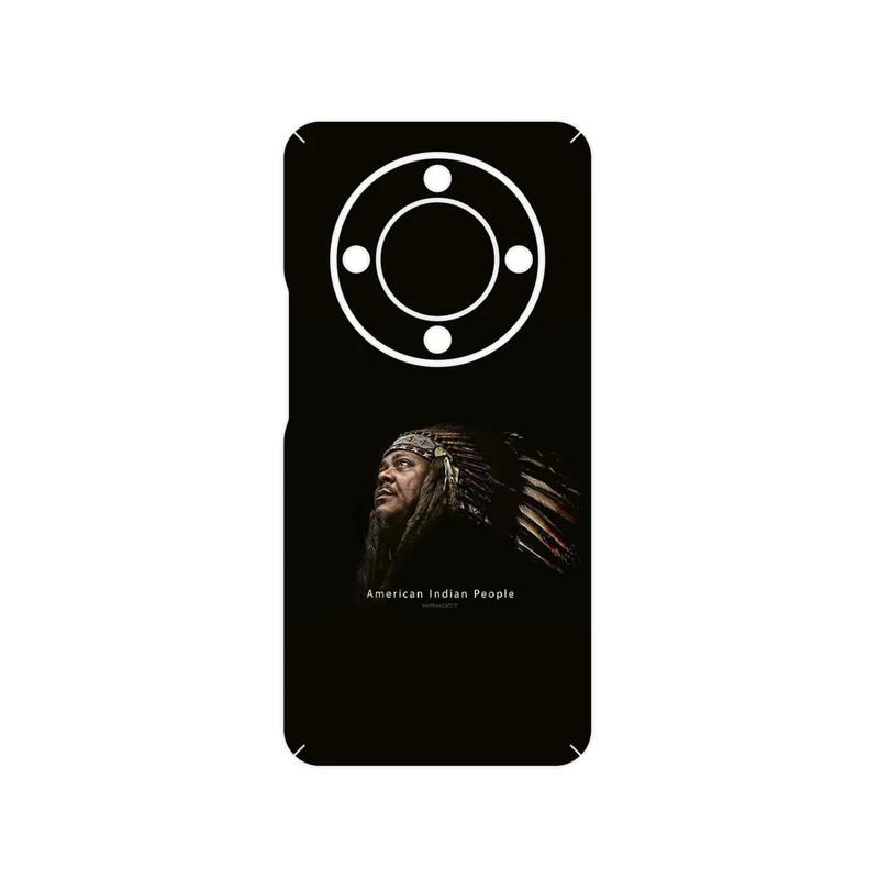 برچسب پوششی ماهوت مدل Portrait of an Indian Man مناسب برای گوشی موبایل آنر X9b