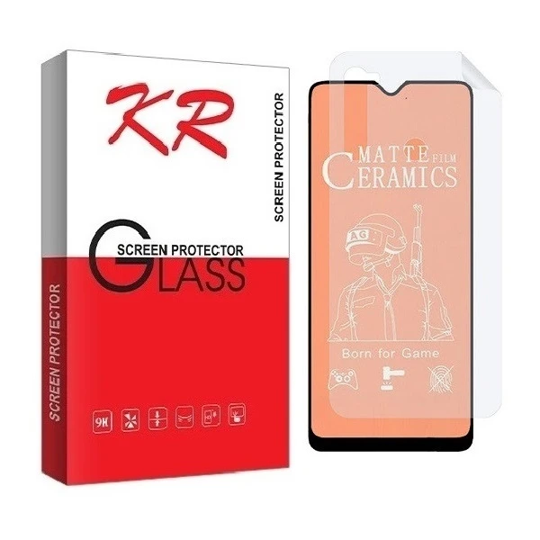 محافظ صفحه نمایش کی آر مدل 2CMN مناسب برای گوشی موبایل شیائومی Redmi Note 8 2021 به همراه محافظ پشت گوشی