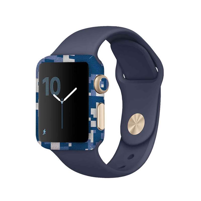 برچسب ماهوت طرح Army_Snow_Pixel مناسب برای اپل واچ Watch 2 42mm