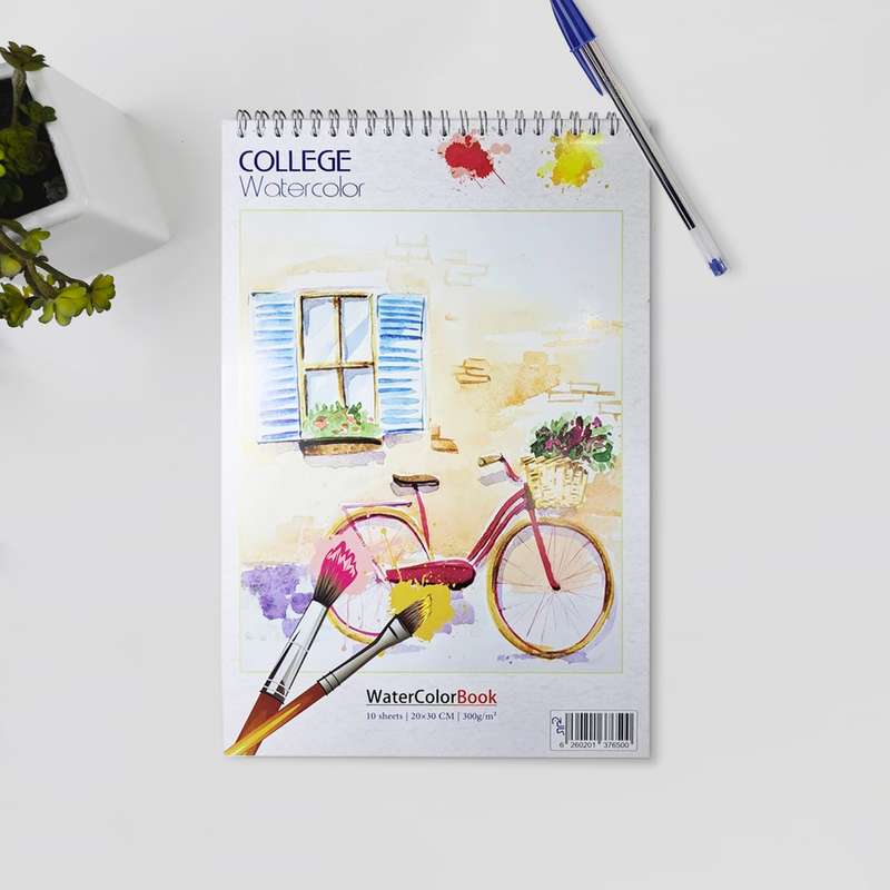 دفتر آبرنگ کالج مدل WTRCBOOK کد 10