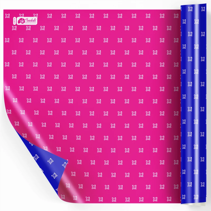 کاغذ کادو صدفی طرح ماتریکس دو رو بسته 5 عددی