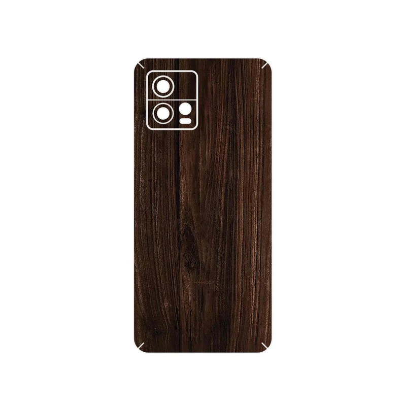 برچسب پوششی ماهوت مدل Dark_Walnut_Wood مناسب برای گوشی موبایل موتورولا Moto G72