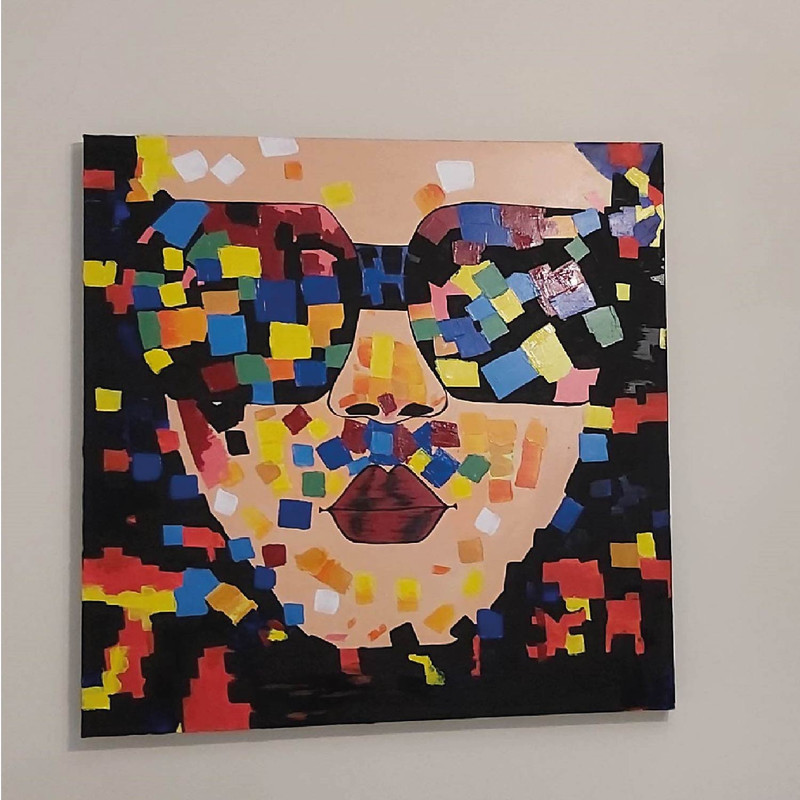 تابلو نقاشی رنگ اکریلیک کد A001