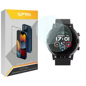 محافظ صفحه نمایش شیشه ای اسپریگ مدل SPG مناسب برای ساعت هوشمند شیائومی Haylou LS05S بسته دو عددی
