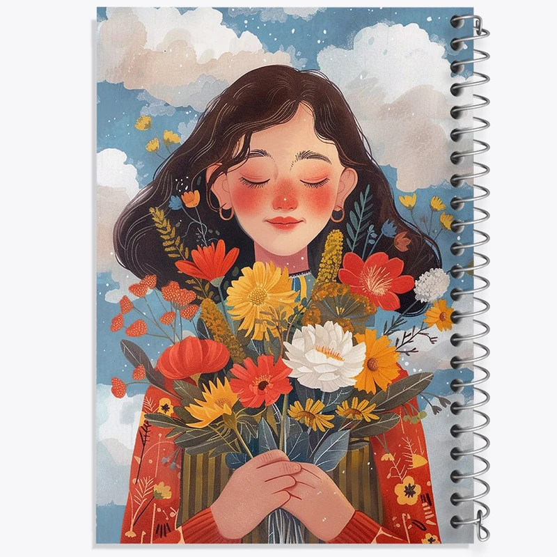 دفتر مشق 100 برگ خندالو طرح دخترانه کد N2391