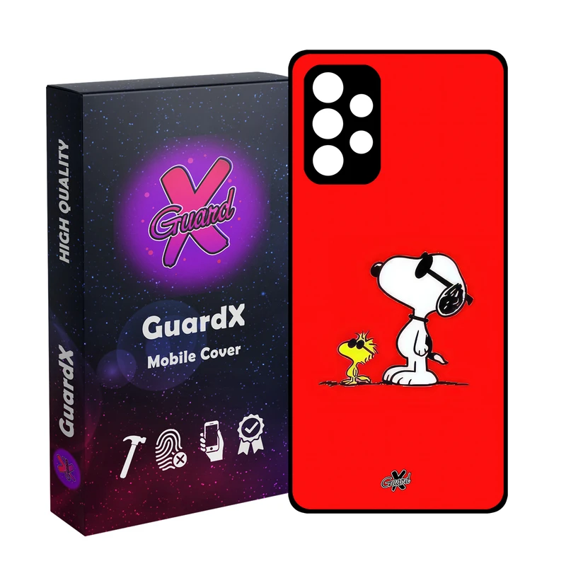 کاور گارد ایکس طرح اسنوپی مدل Glass10632 مناسب برای گوشی موبایل سامسونگ Galaxy A32 4G