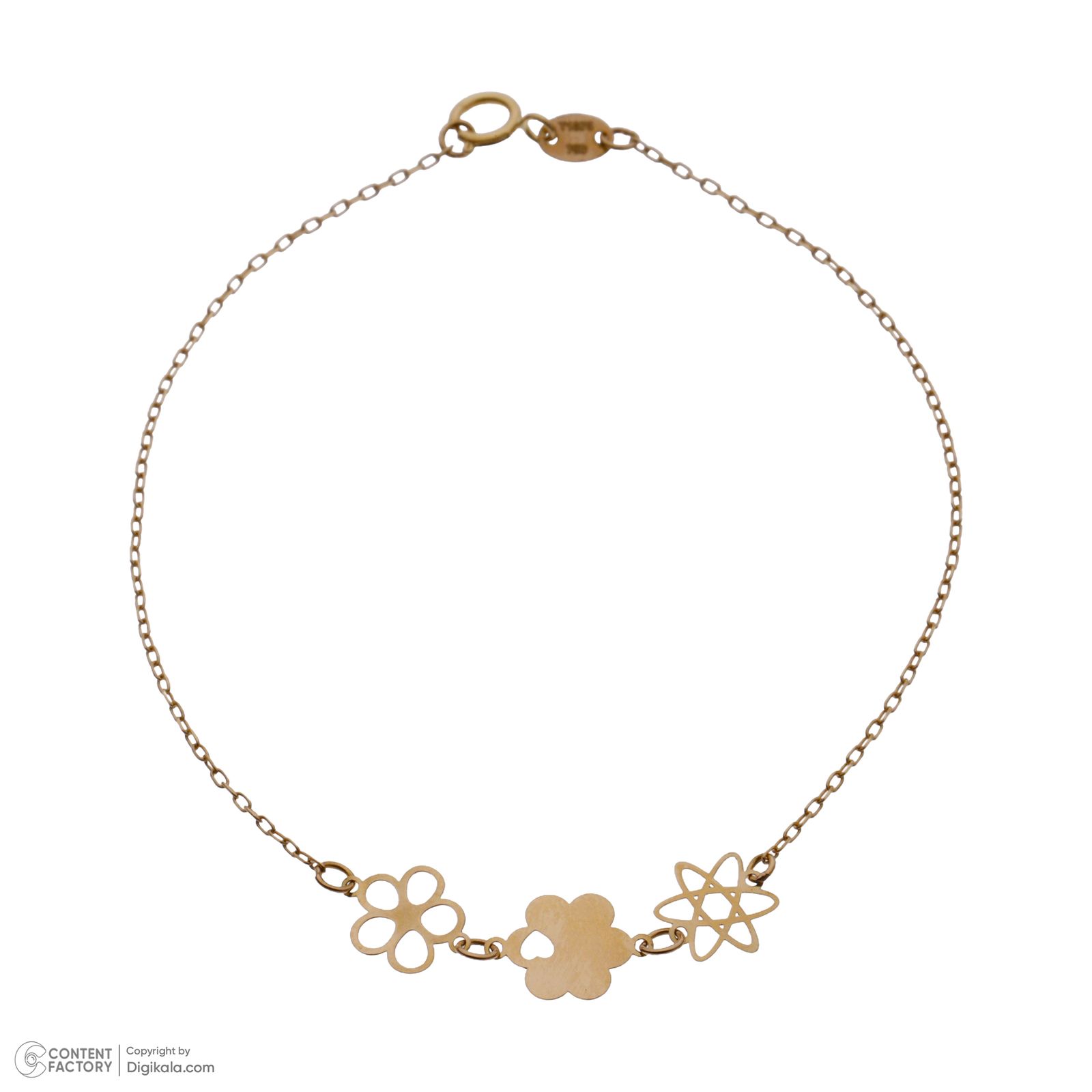 دستبند طلا 18 عیار زنانه مایا ماهک مدل MB1605 -  - 2