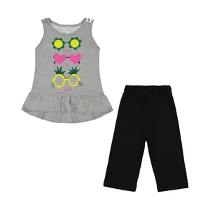 ست تاپ و شلوار دخترانه سون پون مدل 1391728-90