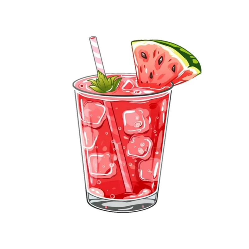 استیکر پارچه و لباس پاد آفرین مدل لیوان بامزه جذاب کد 1226