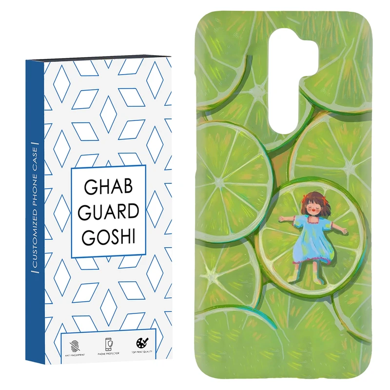کاور قاب گارد گوشی طرح دختر لیمویی کد Dimo-258 مناسب برای گوشی موبایل شیائومی Redmi Note 8 pro