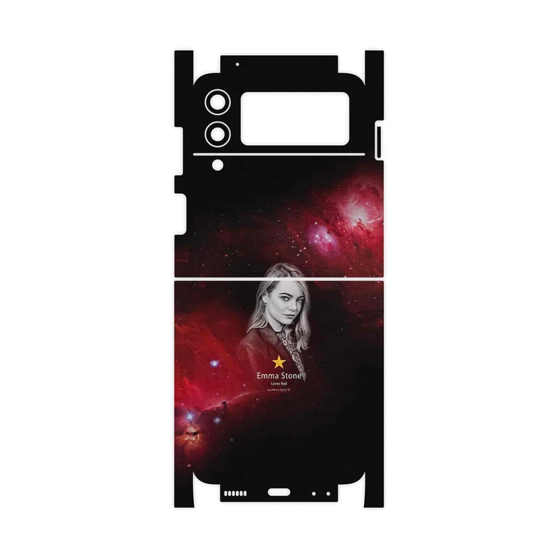 برچسب پوششی ماهوت مدل Emma Stone-FullSkin مناسب برای گوشی موبایل سامسونگ Galaxy Z Flip3 5G