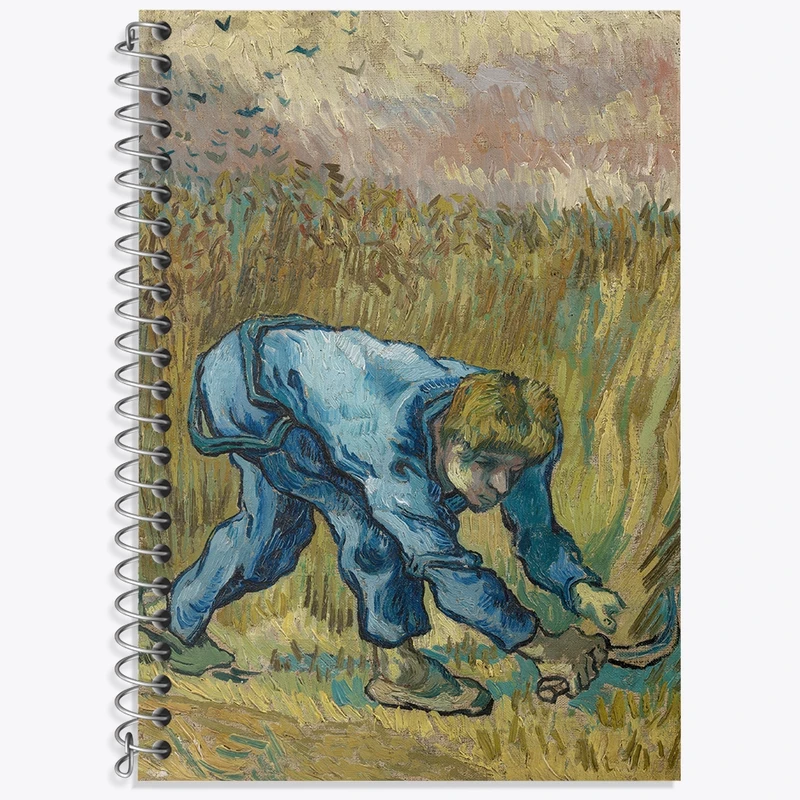 دفتر لغت 50 برگ خندالو طرح درو ونسان ونگوگ (Van Gogh) کد 36817