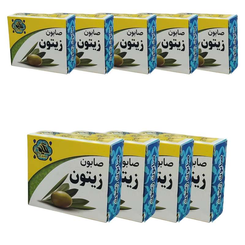 صابون شستشو گیاهستان حکیم مدل زیتون وزن 70 گرم بسته 9 عددی صابون شستشو گیاهستان حکیم مدل زیتون وزن 70 گرم بسته 9 عددی