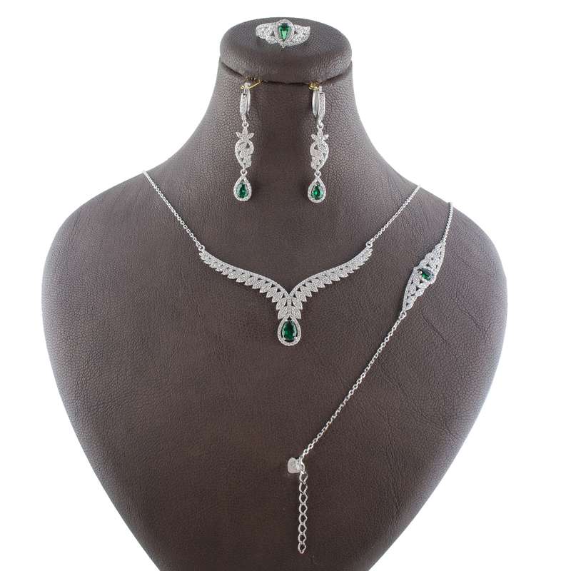 سرویس نقره زنانه مدل زمرد AVN-N152 سرویس نقره زنانه مدل زمرد AVN-N152