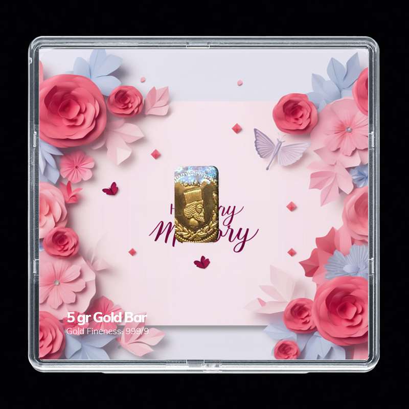 شمش طلا 24 عیار مدوپد مدل گل کد SH-10304