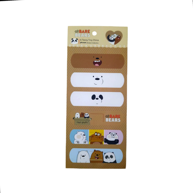 برچسب طرح دایناسور و خرسهای کله فندقی بسته 2 عددی