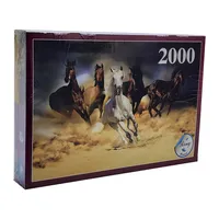 پازل 2000 تکه رینگ مدل کویر اسب ها