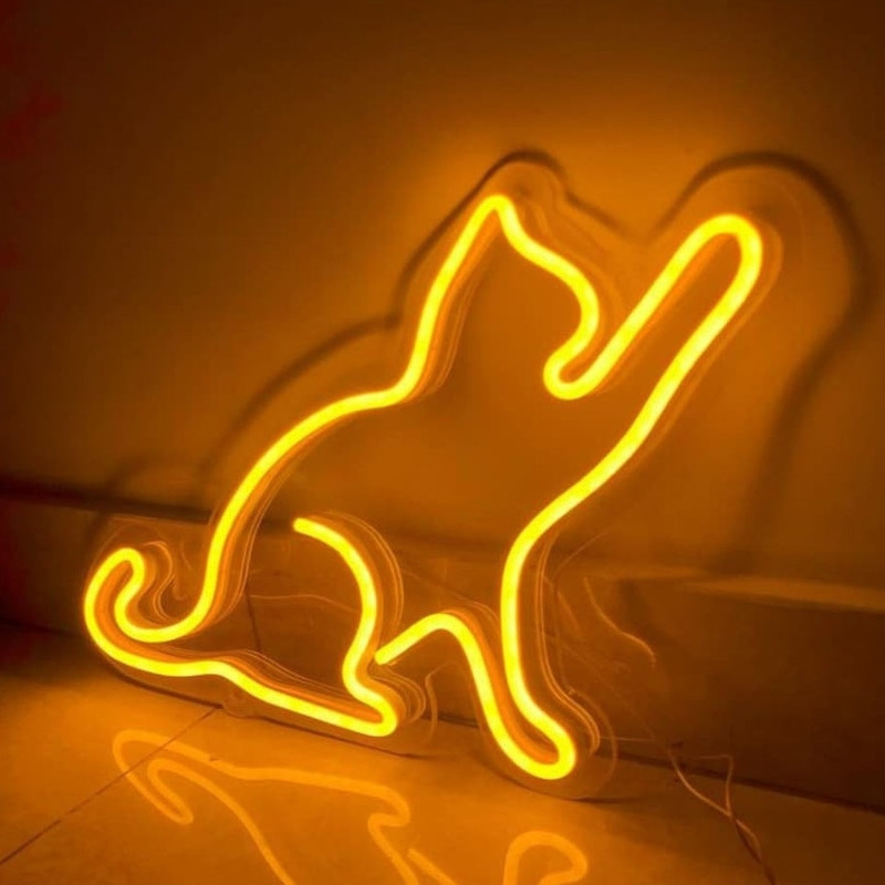 چراغ دیواری طرح گربه کد 01