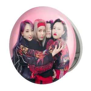 آینه جیبی خندالو طرح گروه مامامو Mamamoo مدل تاشو کد 19463 