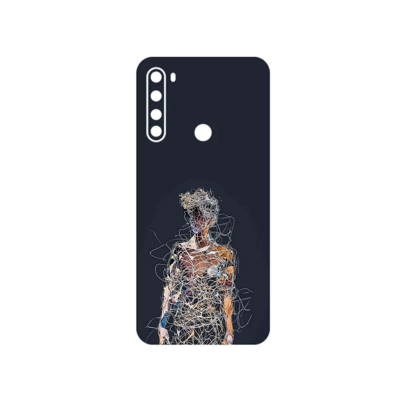 برچسب پوششی ماهوت مدل Strings Digital Art 1 مناسب برای گوشی موبایل شیائومی Redmi Note 8 2021
