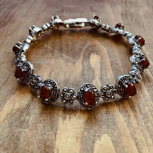 دستبند نقره زنانه کد 3073