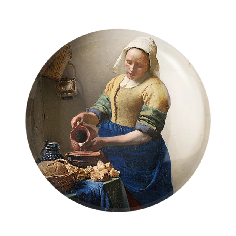 مگنت خندالو مدل زن شیر دوش یوهانس ورمیر کد 36833