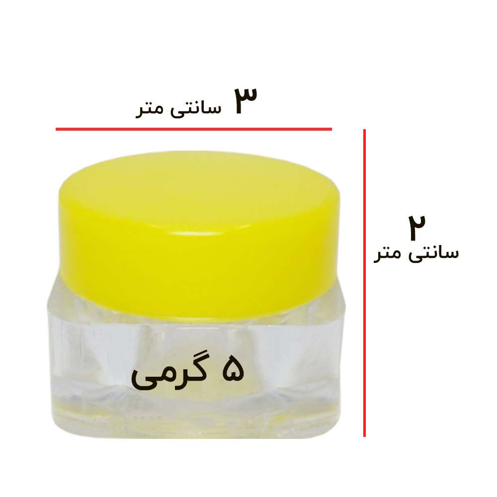 محفظه نگهداری کرم مدل D-5 بسته 9 عددی