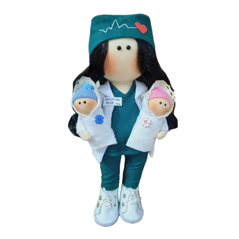 عروسک مدل روسی طرح پزشک ارتفاع 32 سانتی متر