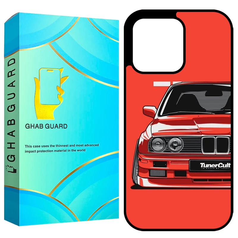  کاور قاب گارد طرح ماشین مدل GCHP15PM مناسب برای گوشی موبایل اپل iPhone 15 Pro Max