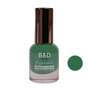 لاک براق ناخن بی اند دی شماره B27 رنگ سبز