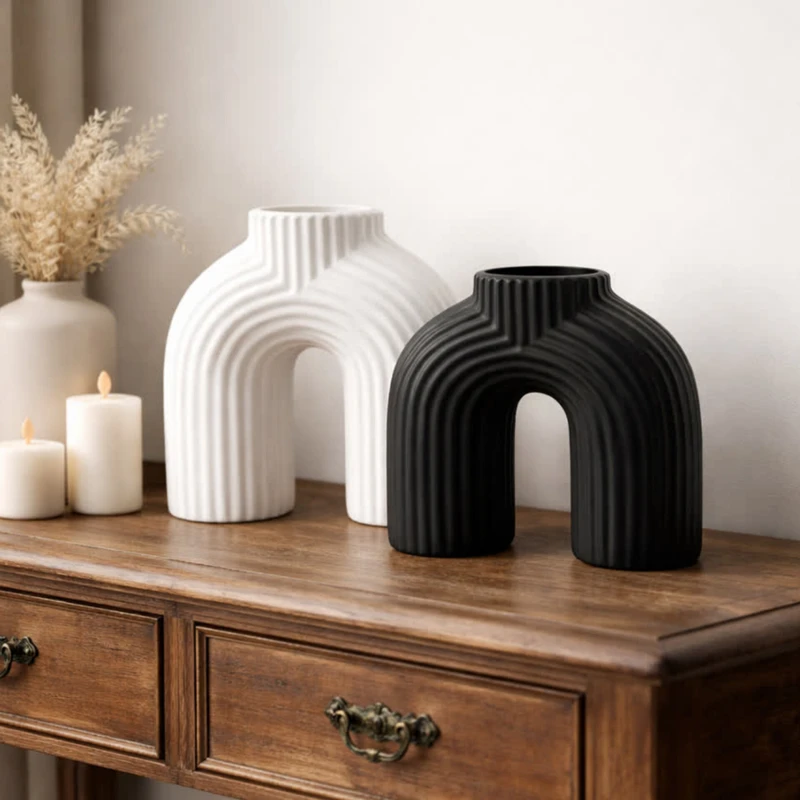 گلدان دکوری مدل angel بسته دو عددی