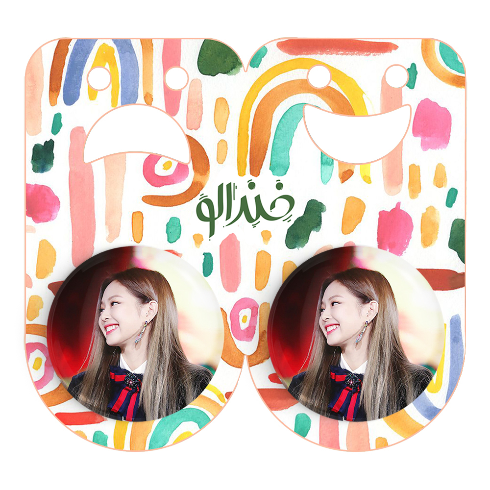 پیکسل خندالو مدل جنی بلک پینک کد 14082 به همراه مگنت