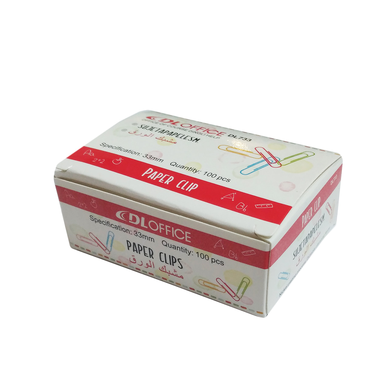 گیره کاغذ کد 2 بسته 100 عددی