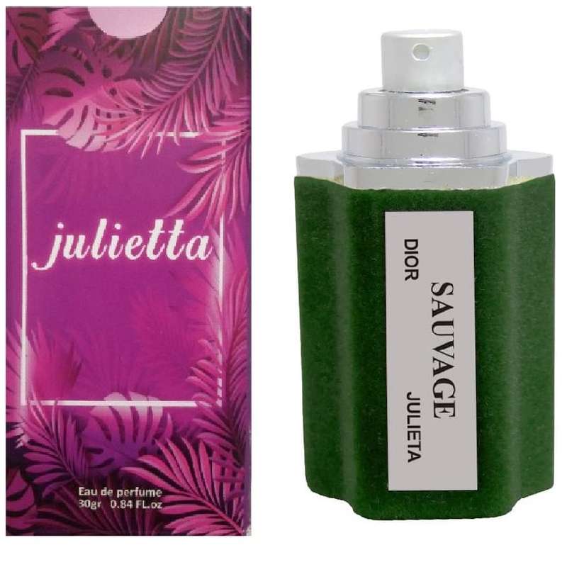 ادو پرفیوم مردانه ژولییتا مدل Sauvage حجم 30 میلی لیتر ادو پرفیوم مردانه ژولییتا مدل Sauvage حجم 30 میلی لیتر