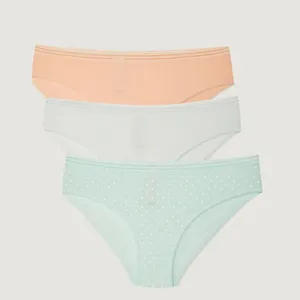 شورت زنانه ال سی وایکیکی مدل S27374Z8 مجموعه سه عددی