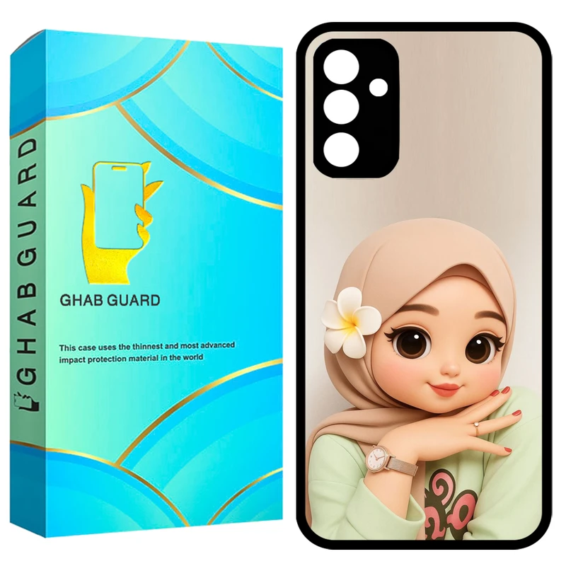 کاور قاب گارد طرح دختر مدل GCHPA34 مناسب برای گوشی موبایل سامسونگ Galaxy A34 5G 