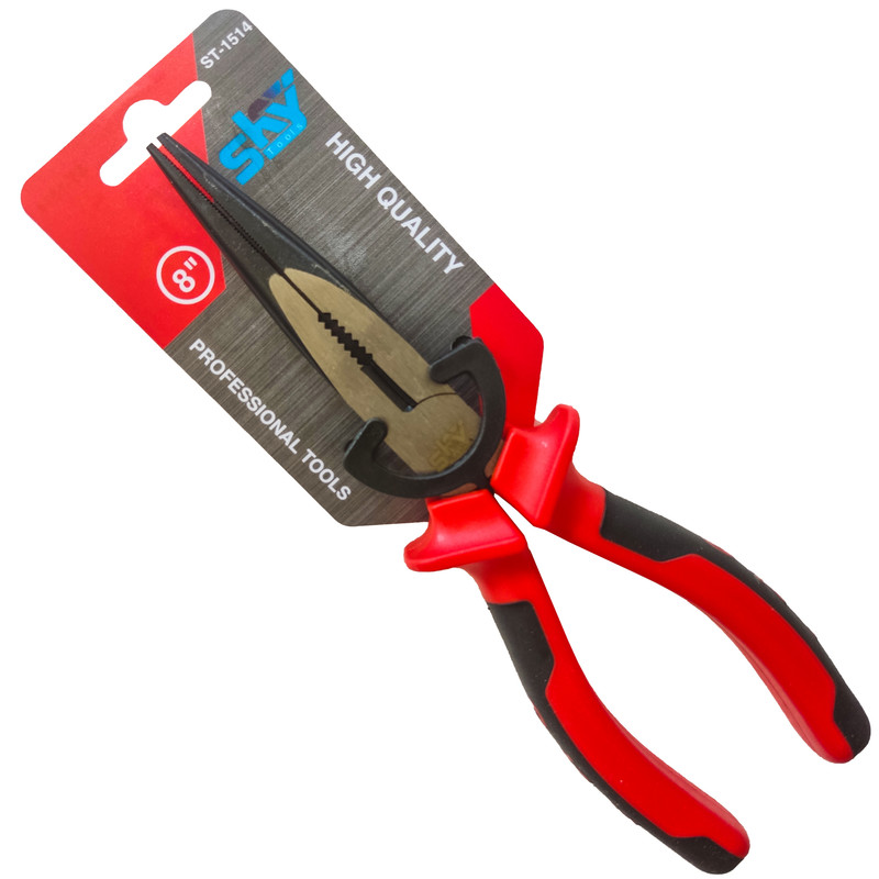 انبر دست و انبر سیم چین و انبر دم باریک اسکای مدل STROY - 2252 مجموعه 3 عددی انبر دست و انبر سیم چین و انبر دم باریک اسکای مدل STROY - 2252 مجموعه 3 عددی