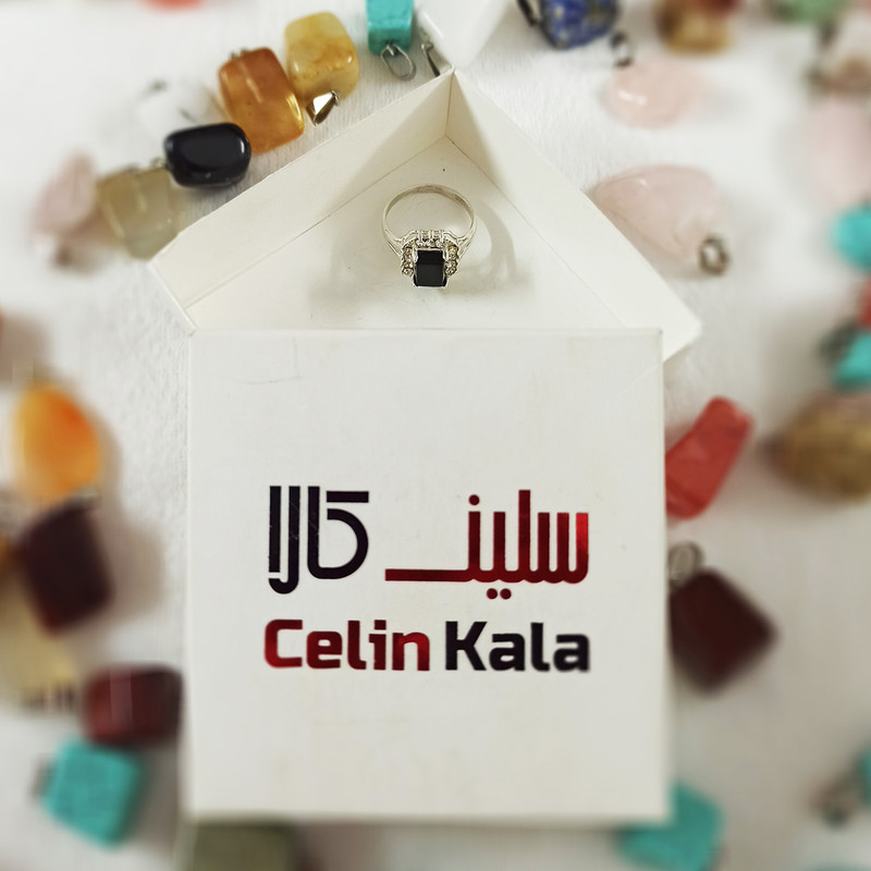 انگشتر نقره زنانه سلین کالا مدل عقیق ce-a-aghigh