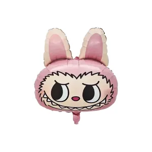 بادکنک فویلی مدل سر لبوبو کد LabubuBalloon2