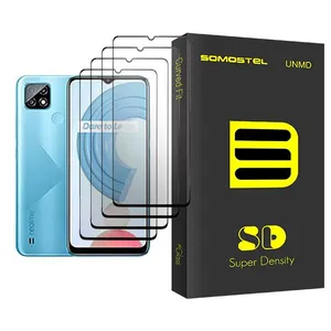 Somastel SD Glass MIX004 Screen Protector For Realme C21 Pack Of 4