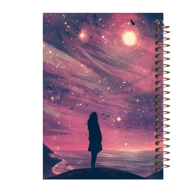 دفترچه یادداشت 60 برگ طرح کهکشان کد N149