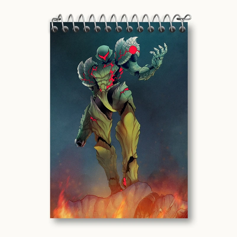 دفتر یادداشت 50 برگ خندالو مدل بازی متروید (Metroid) کد 35624