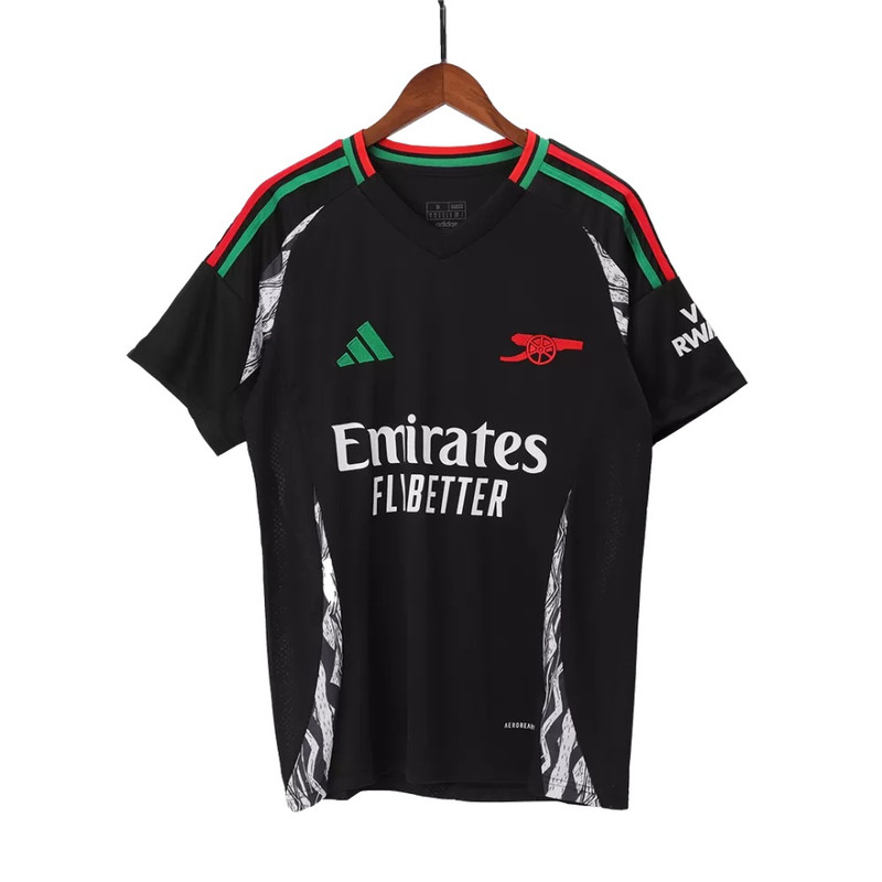ست تی شرت و شلوارک ورزشی مردانه مدل آرسنال Away 2025 ست تی شرت و شلوارک ورزشی مردانه مدل آرسنال Away 2025