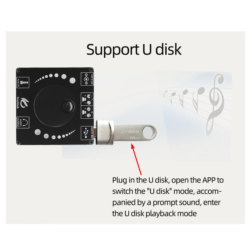 ماژول آمپلی فایر بلوتوثی مدل 50W_X2