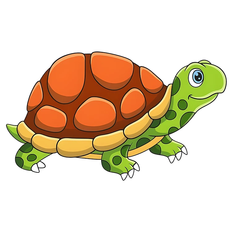 استیکر پارچه و لباس پاد آفرین مدل لاک پشت کد DKST531